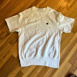 Champion Reverse weave cut sleeve sweatshirt size small
